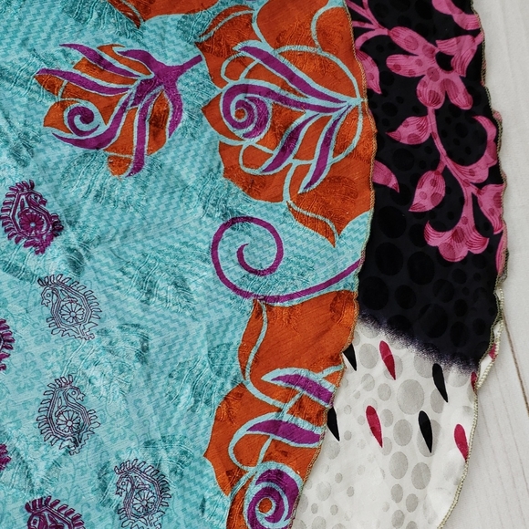 Darn Good Yarn Sari Silk Wrap Skirt Tea Regular - Picture 8 of 16